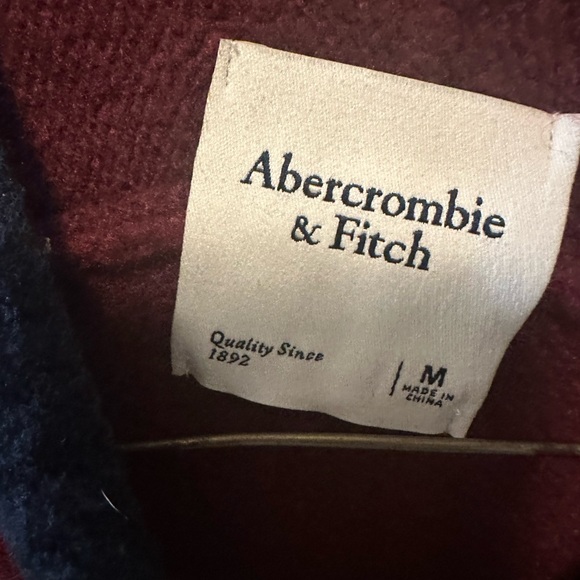 Abercrombie & Fitch Striped Crewneck Sweater in Red and Blue - Picture 2 of 4